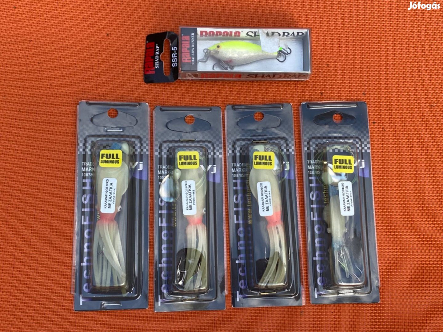 Rapala ssr5 sfc, fluo wobbler, horgász cucc, bögre