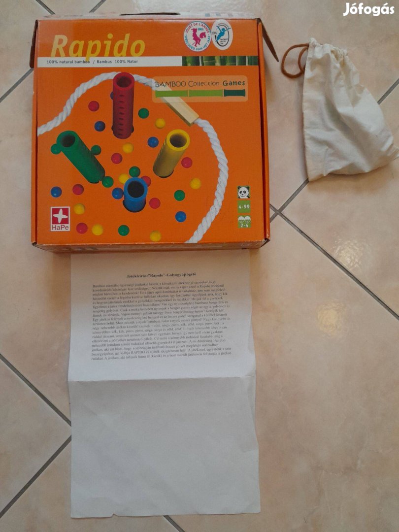 Rapido golyógyűjtő játék