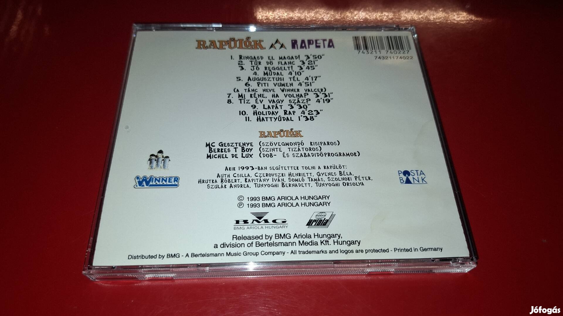Rapülők Rapeta Cd 1993