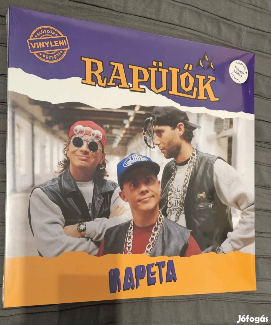 Rapülők - Rapeta bakelit (fehér, bontatlan)