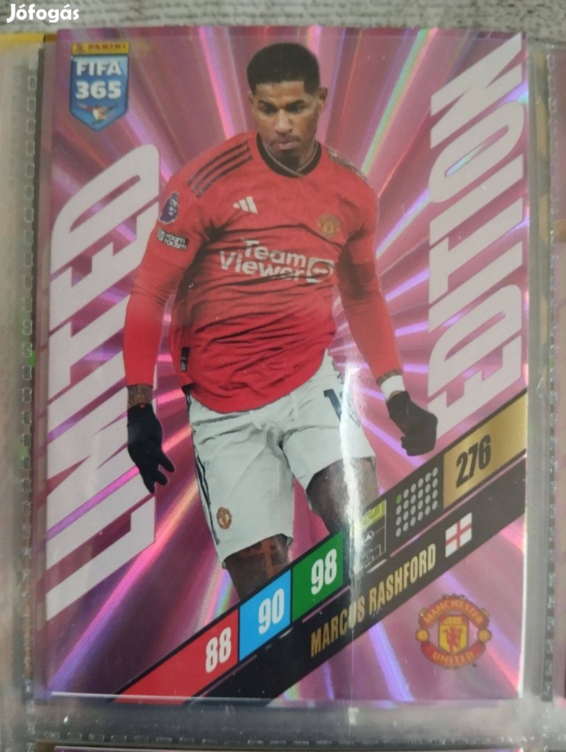 Rashford Manchester United FIFA 365 2024 Limited edition focis kártya