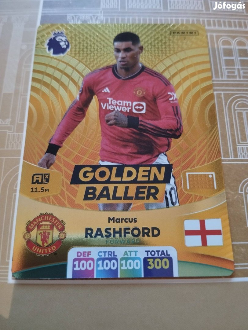 Rashford (Manchester United) FIFA 365 2024 Golden Baller focis kártya