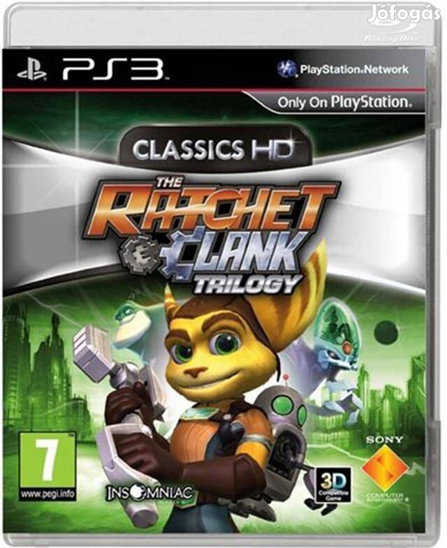 Ratchet & Clank HD Trilogy eredeti Playstation 3 játék