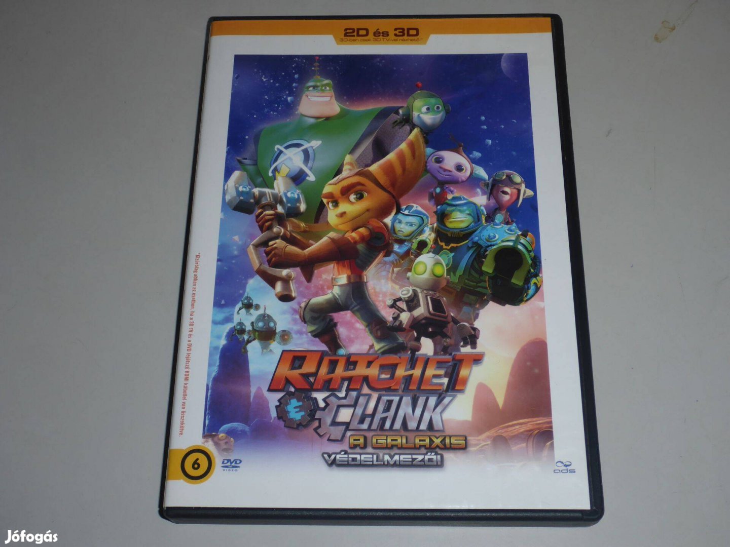 Ratchet és Clank: A galaxis védelmezői 2D + 3D-s változat DVD film ;