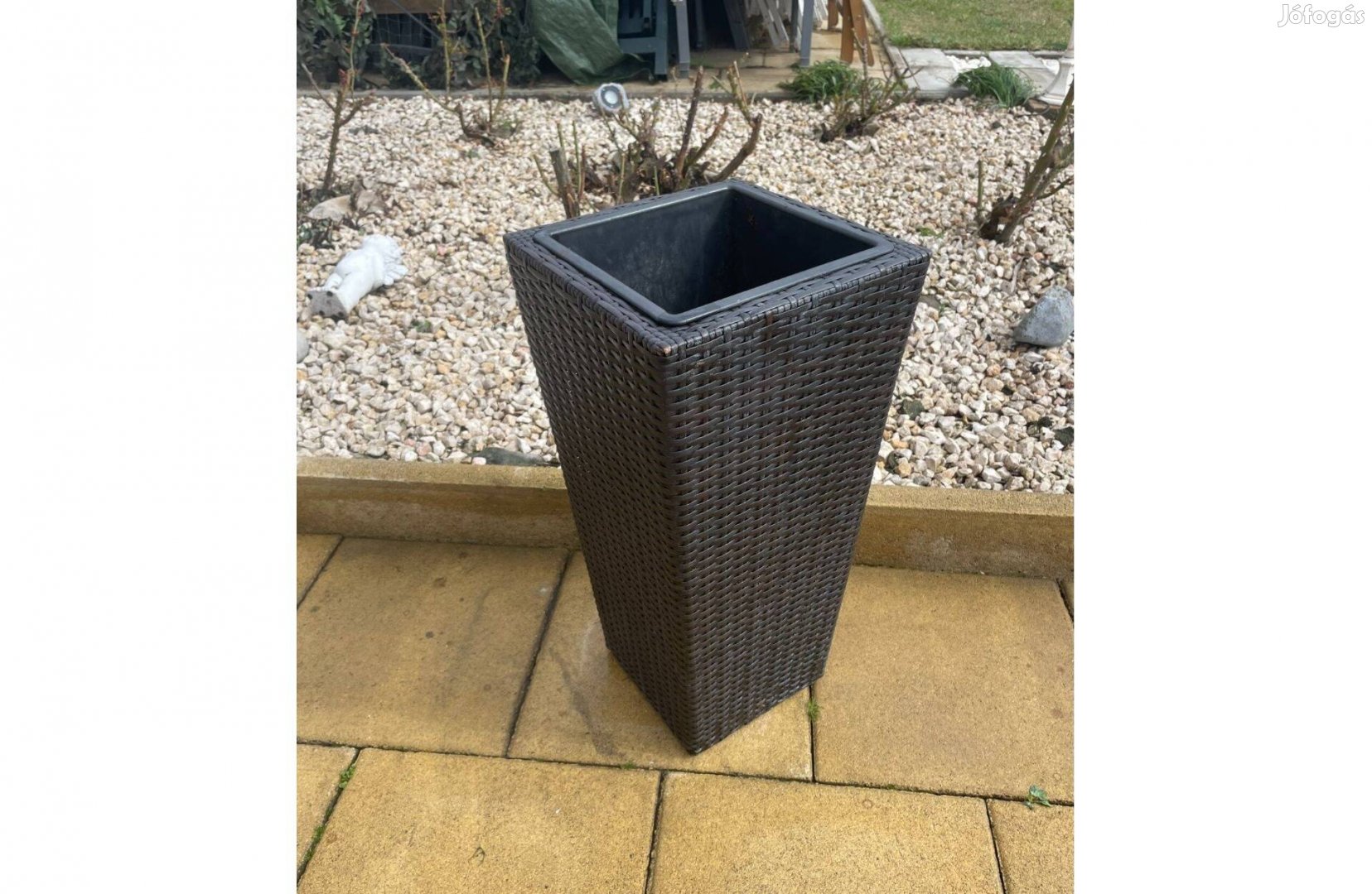 Rattan Virágtartó 65 x 30 x 30 cm Barna
