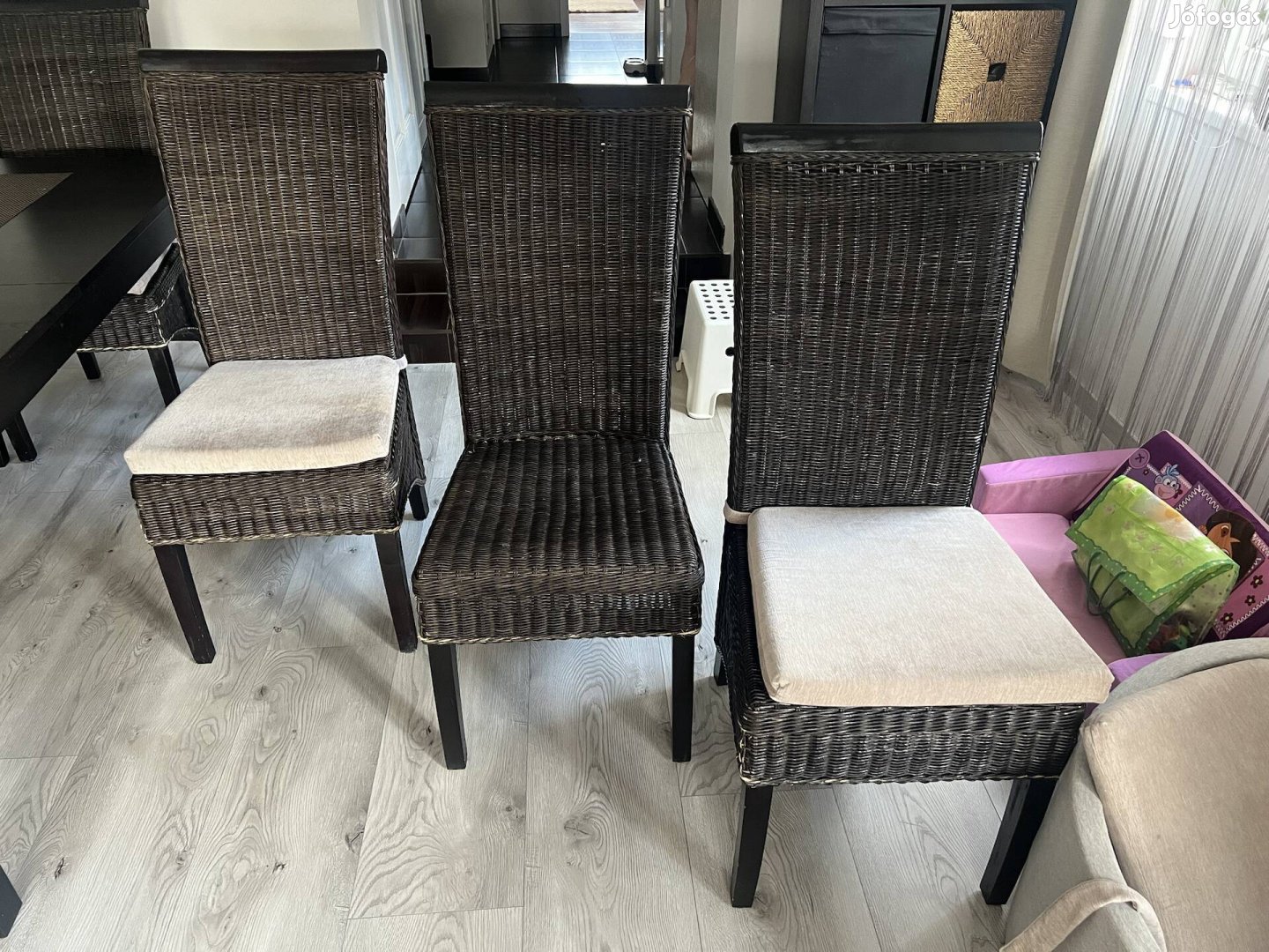Rattan ebédlő székek 