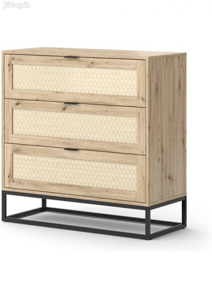 Rattan fiókos komód