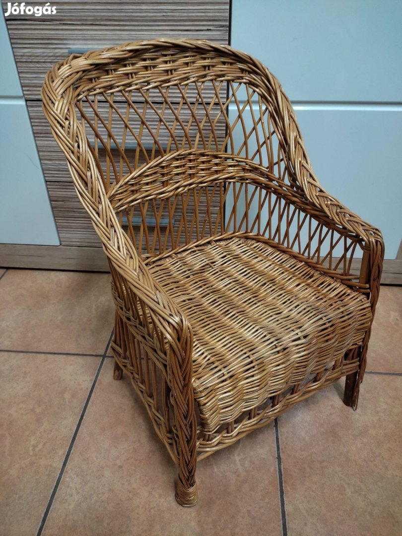 Rattan gyermek fotel