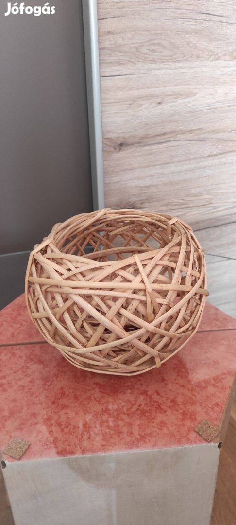 Rattan hangulatos kaspó cserepes virág díszítéséhez