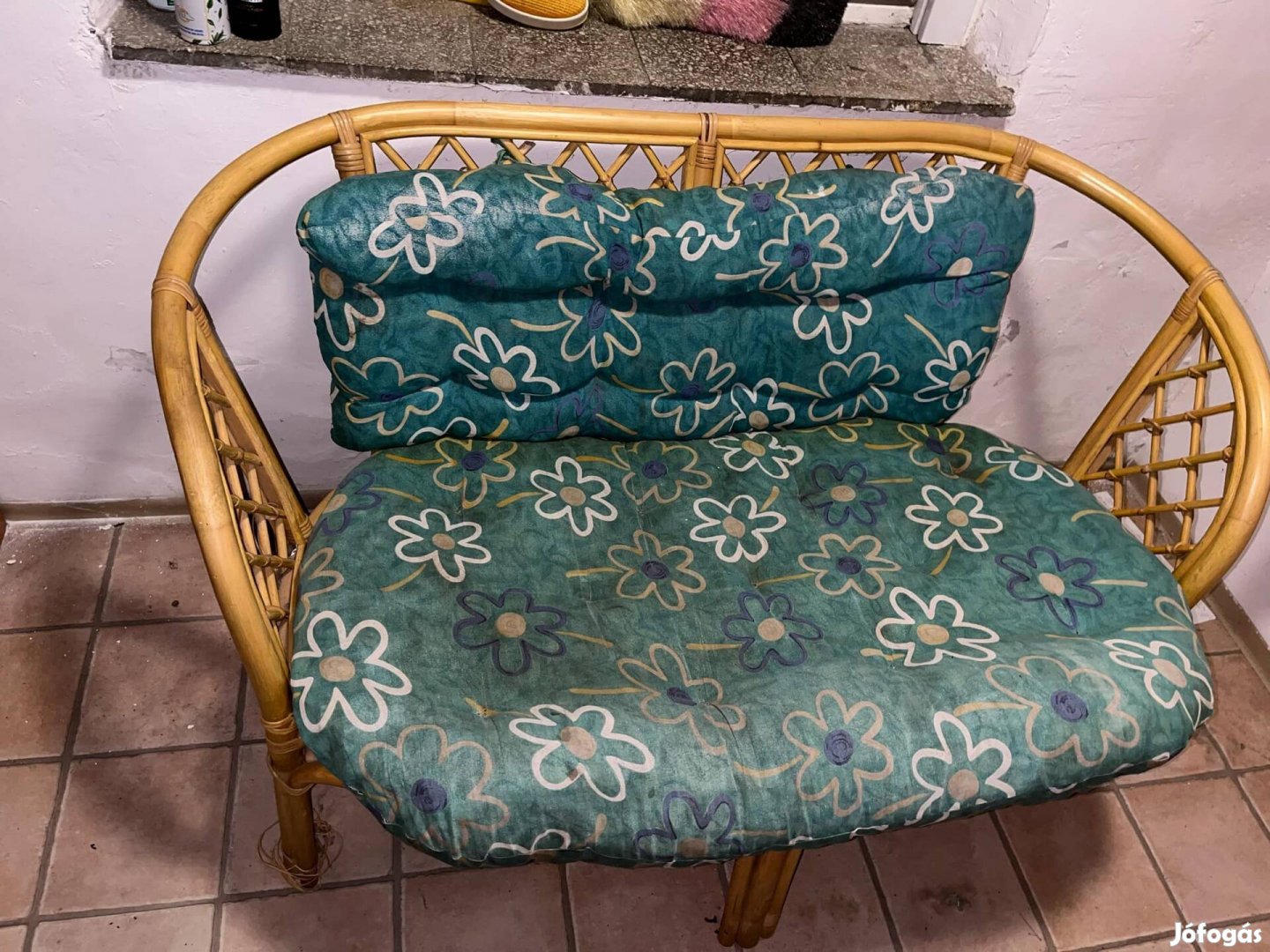 Rattan szett