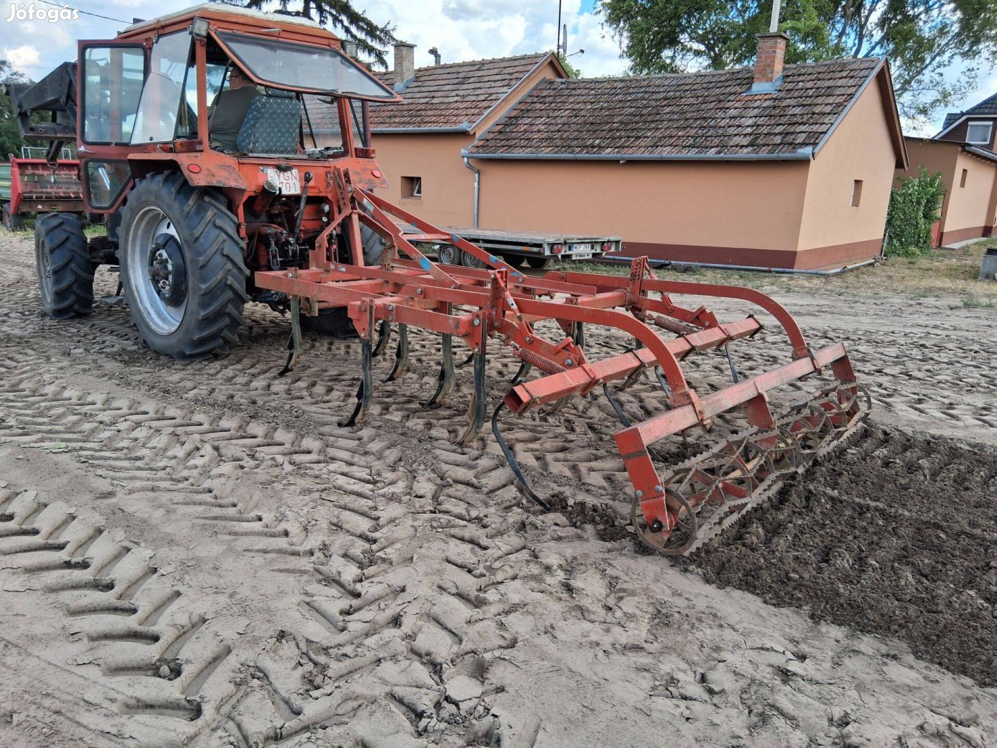 Rau 9+2 kapás gruber gyári elmunkálóval és rögtörőhengerrel