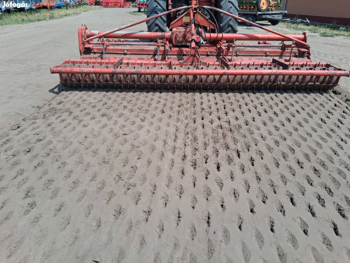 Rau RDA 40 típusú 4 méteres rototiller talajmaró tarajos hengerrel