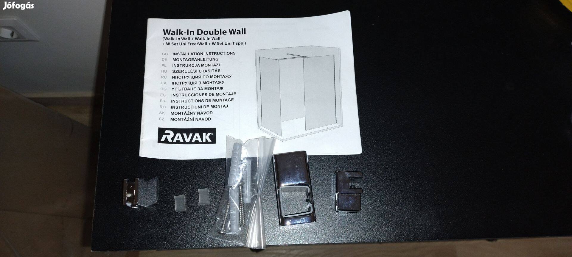 Ravak Walk-in víztiszta zuhanyfal