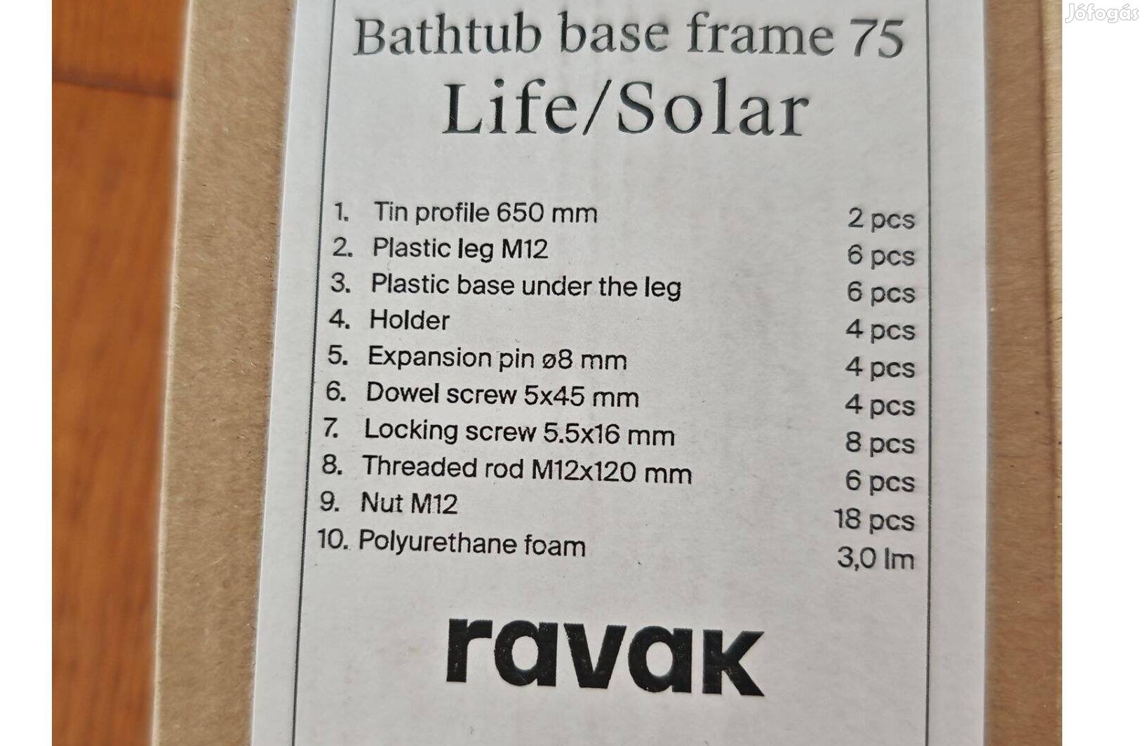 Ravak kádláb 75 cm life solar