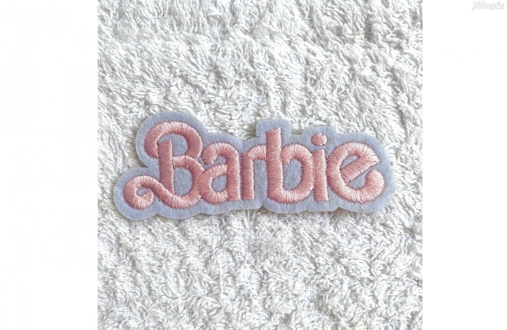 Rávasaló ruhára vasalható folt felvarró hímzett Barbie 83x31 mm