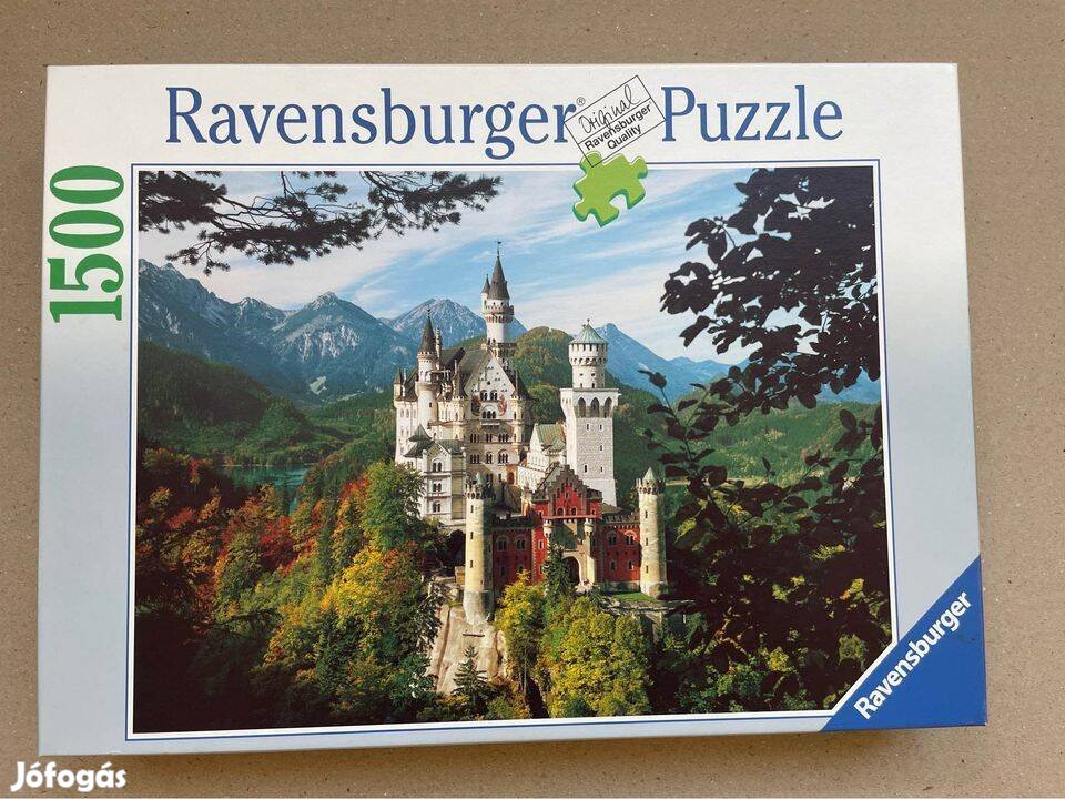 Ravensburer puzzle 1500 db (Neuschwanstein)