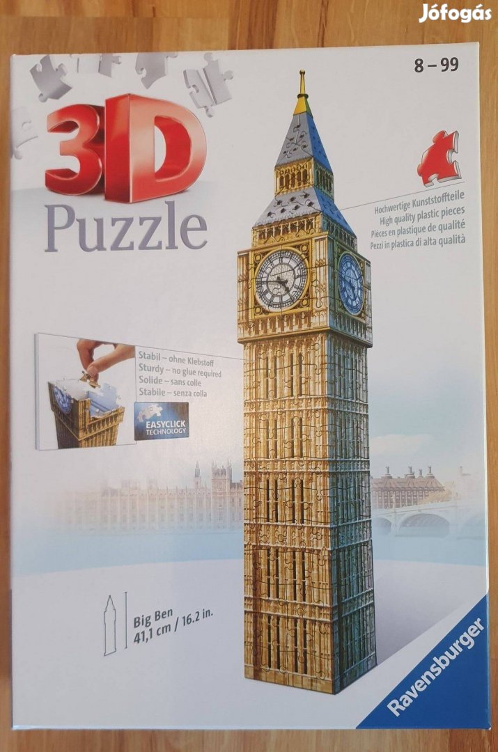 Ravensburger 12554 3D puzzle - Big Ben (216 db-os)