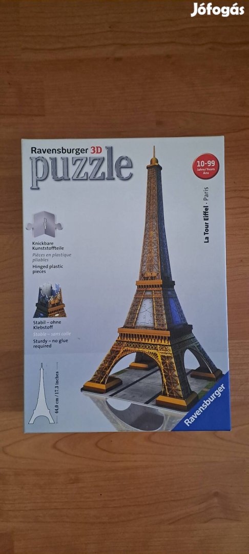 Ravensburger 3D puzzle Eiffel torony