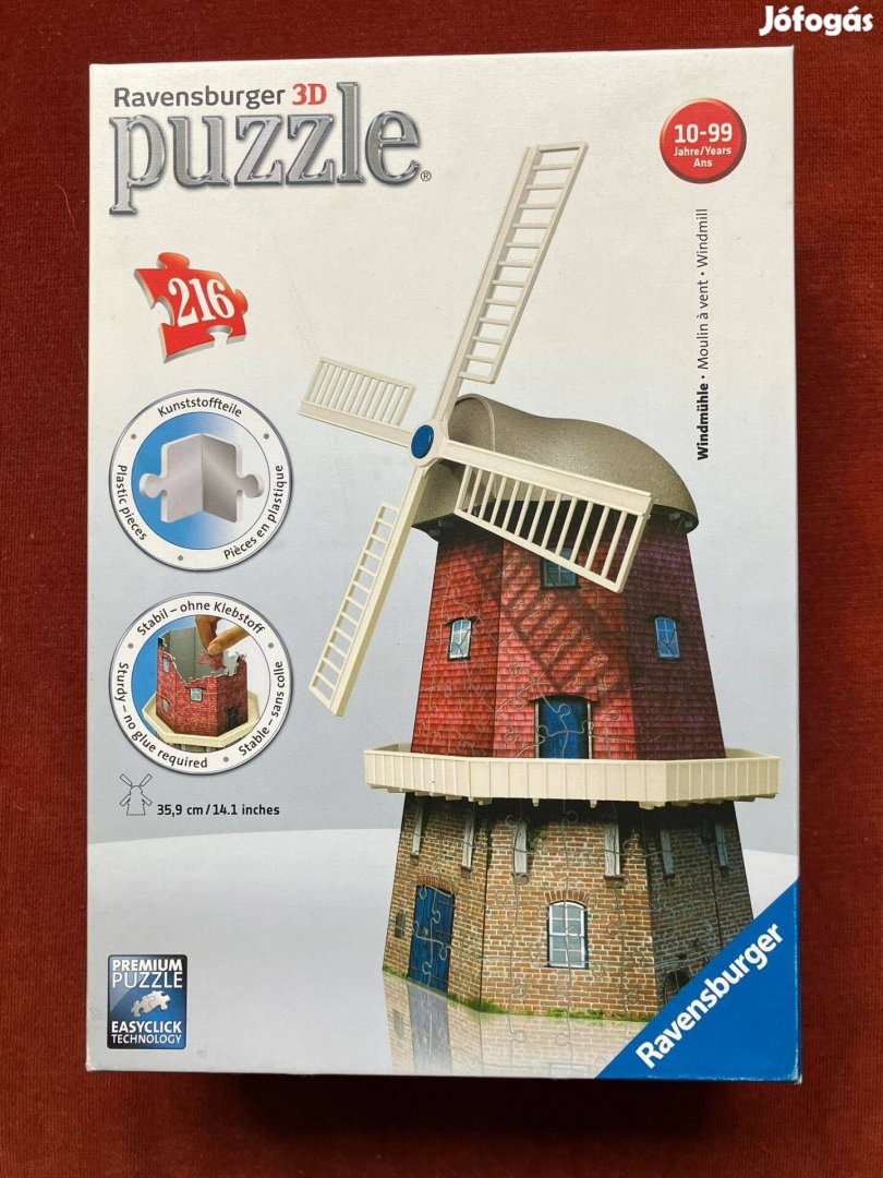 Ravensburger 3D szélmalom puzzle 216