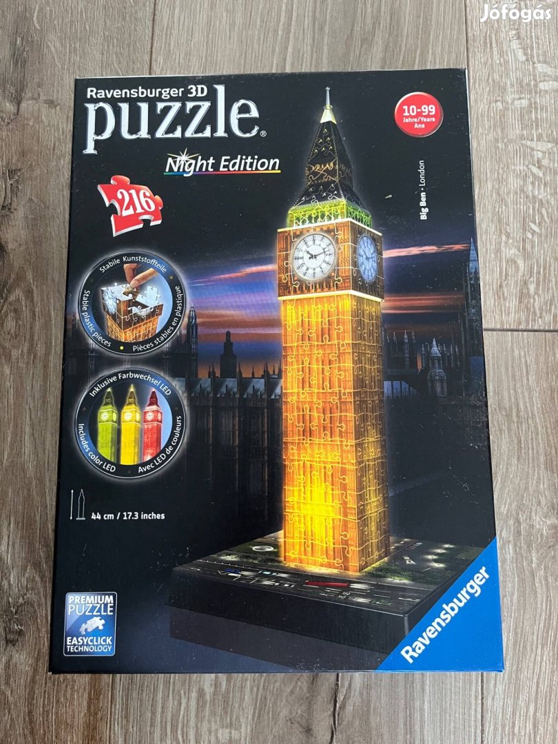 Ravensburger Big Ben 3D világító puzzle