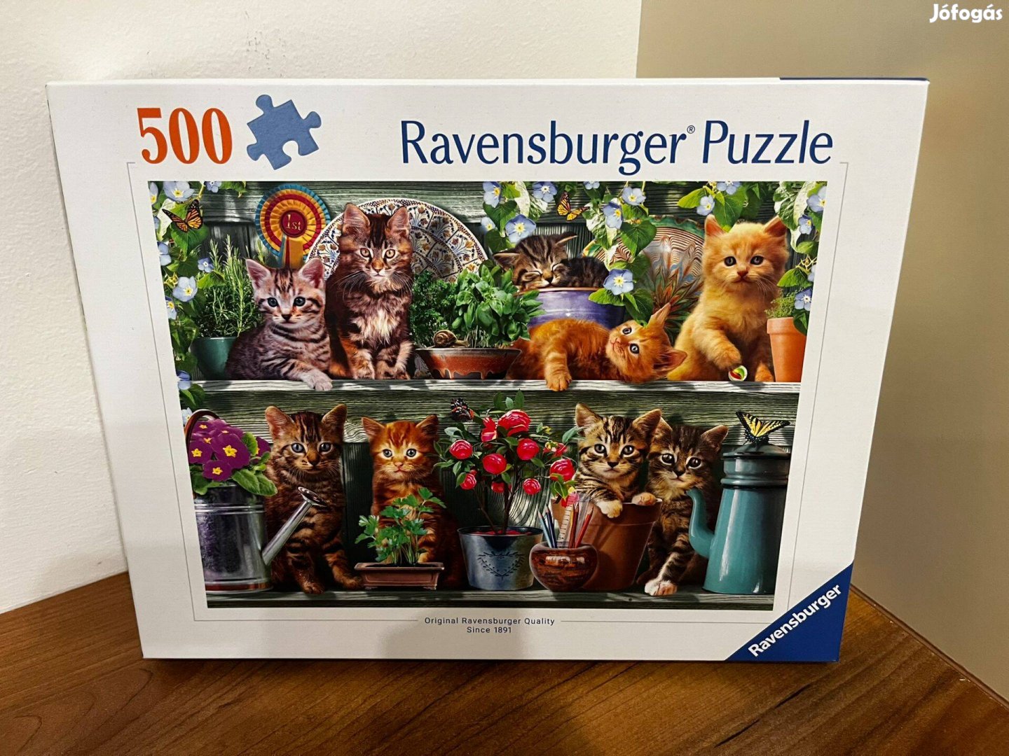 Ravensburger Cicák a polcon puzzle kirakó 500 db játék