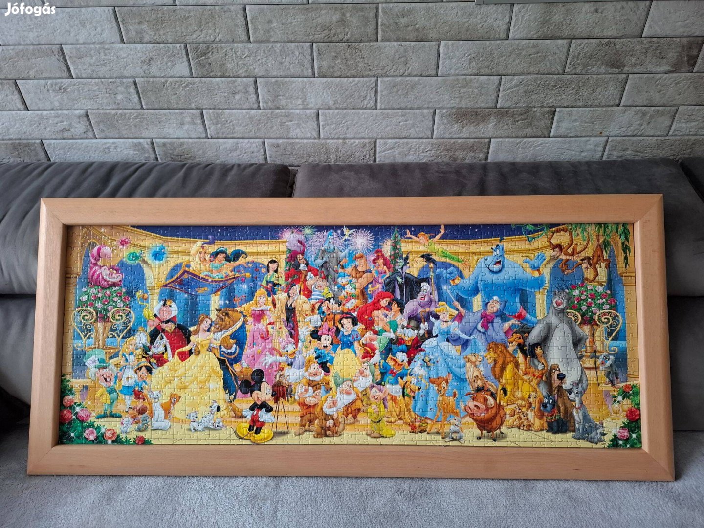 Ravensburger Disney panoráma puzzle - Falikép/dekoráció - fakerettel