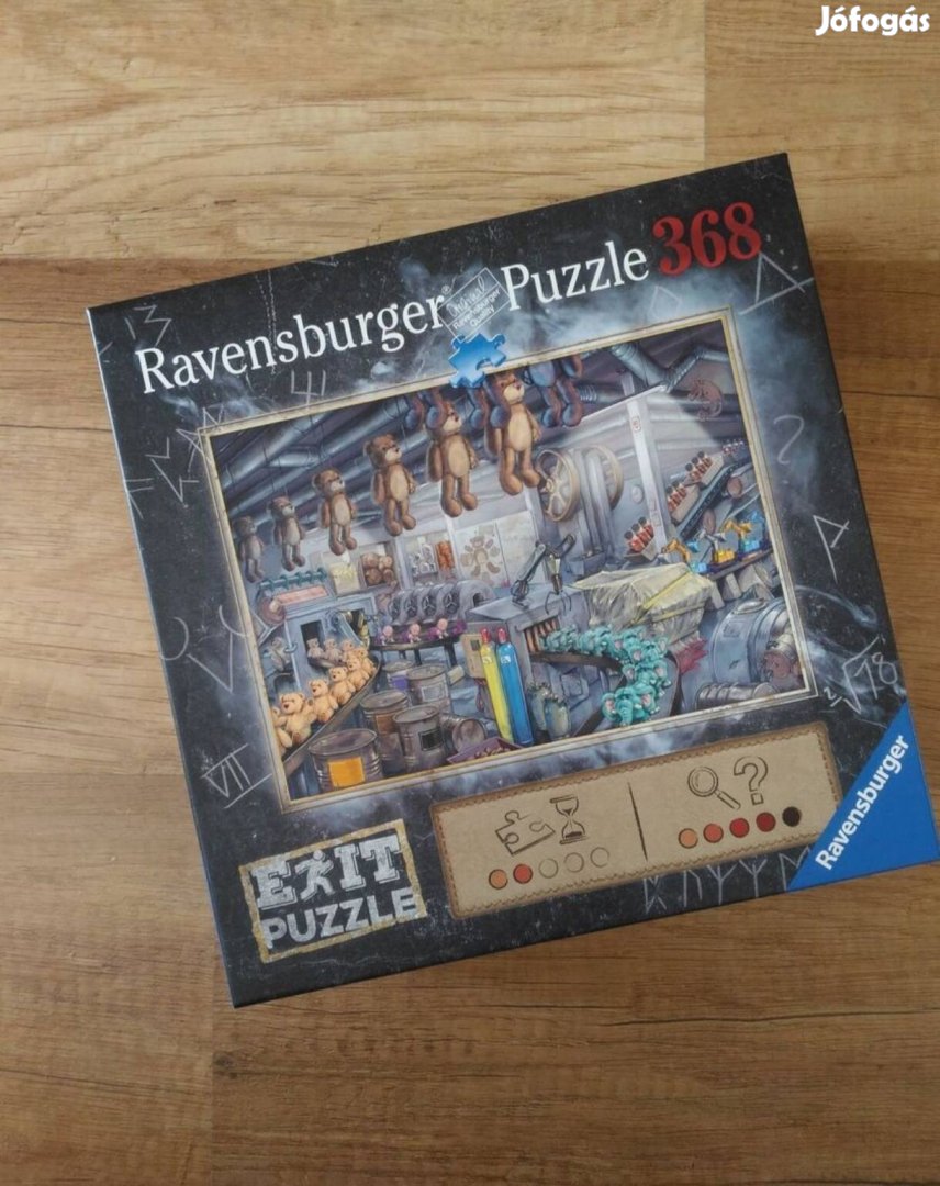Ravensburger Exit Játékgyár puzzle, kirakó - szabadulószoba