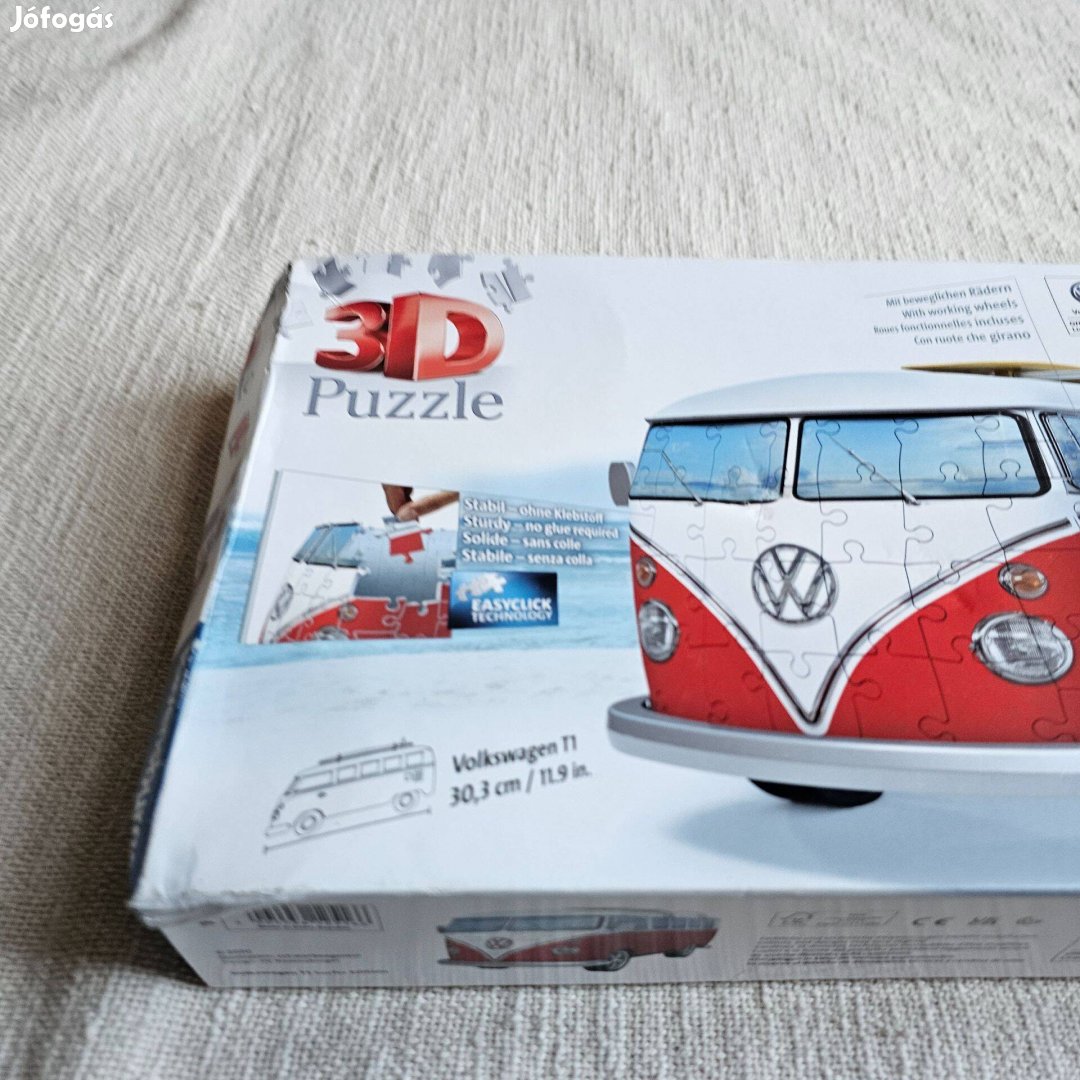 Ravensburger Volkswagen T1 Lakóbusz 187 darab 3D Puzzle új