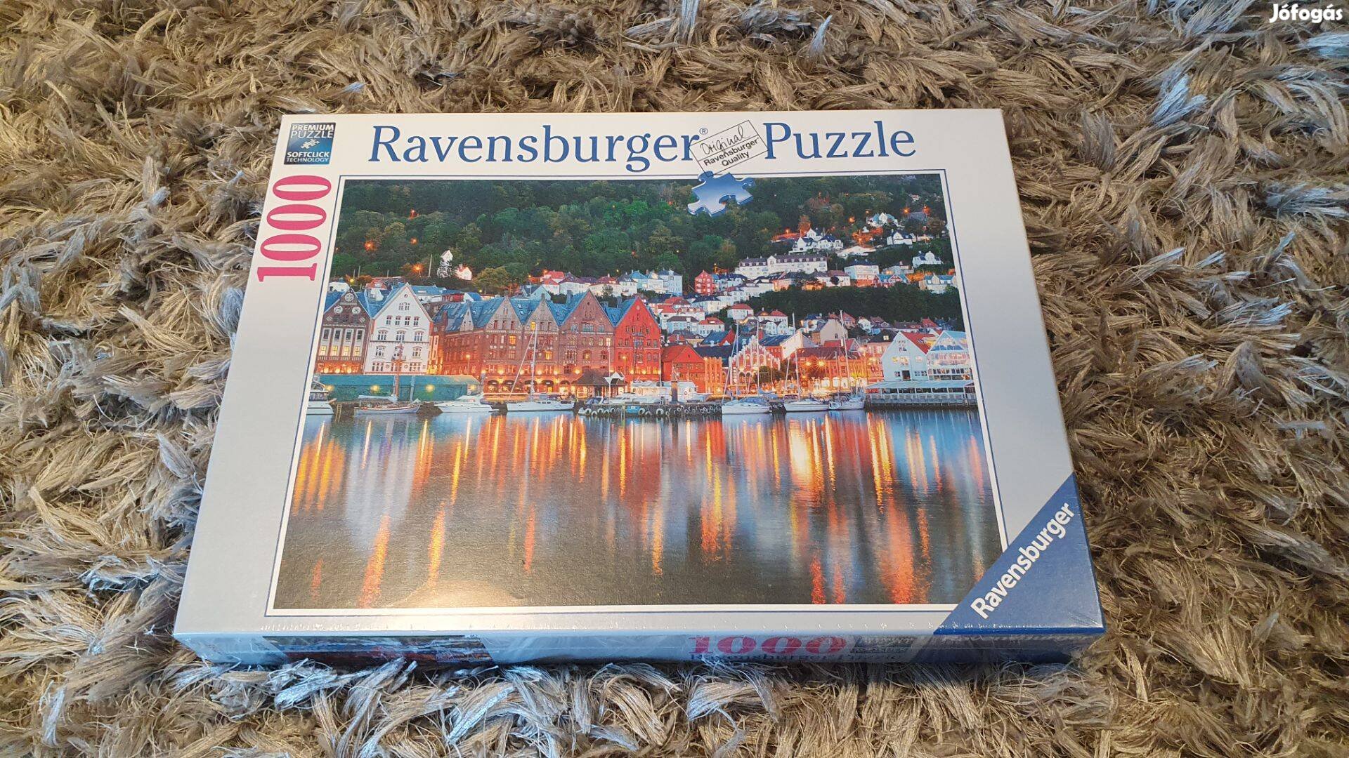 Ravensburger: Puzzle 1000 db - Bergen, Norvégia (19715)