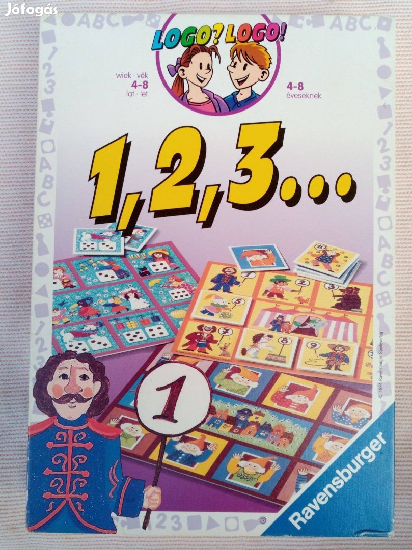 Ravensburger - Logo 1, 2, 3: Számolni tanulunk társasjáték