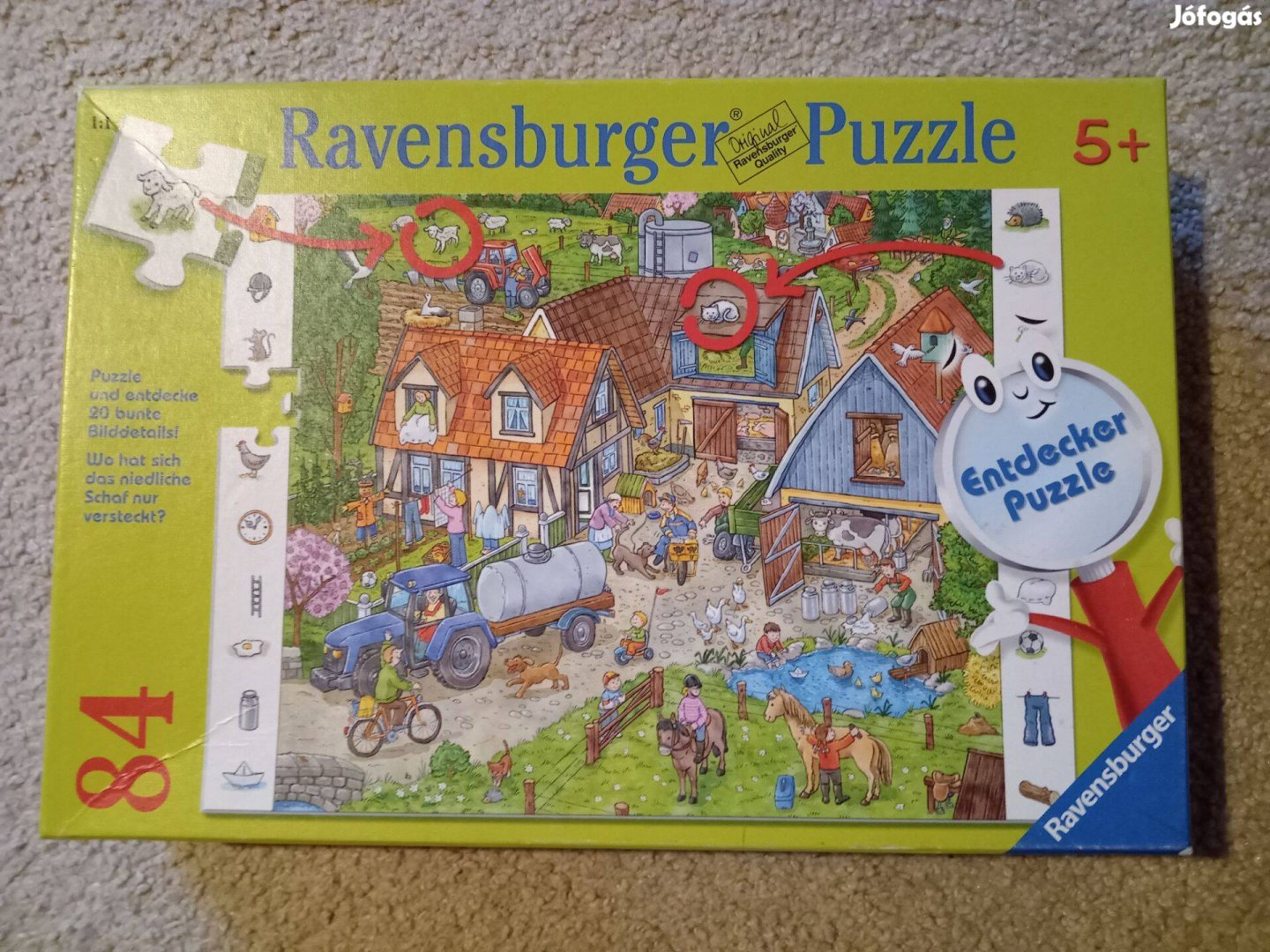 Ravensburger megfigyelő puzzle 84db 5+