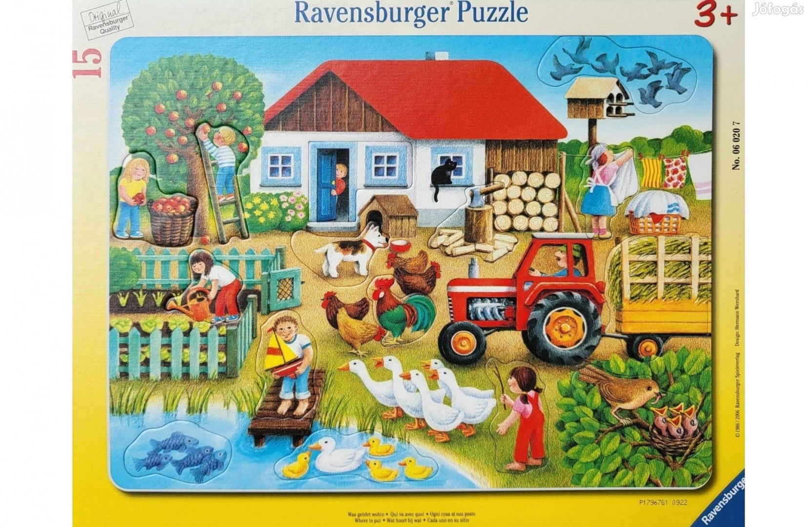 Ravensburger nagy táblás forma puzzle 3+