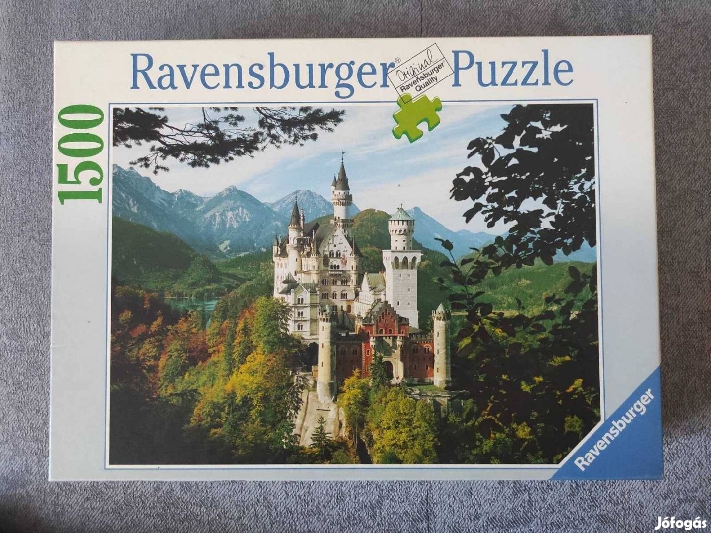 Ravensburger puzzle 1500db (Neuschwanstein kastély)