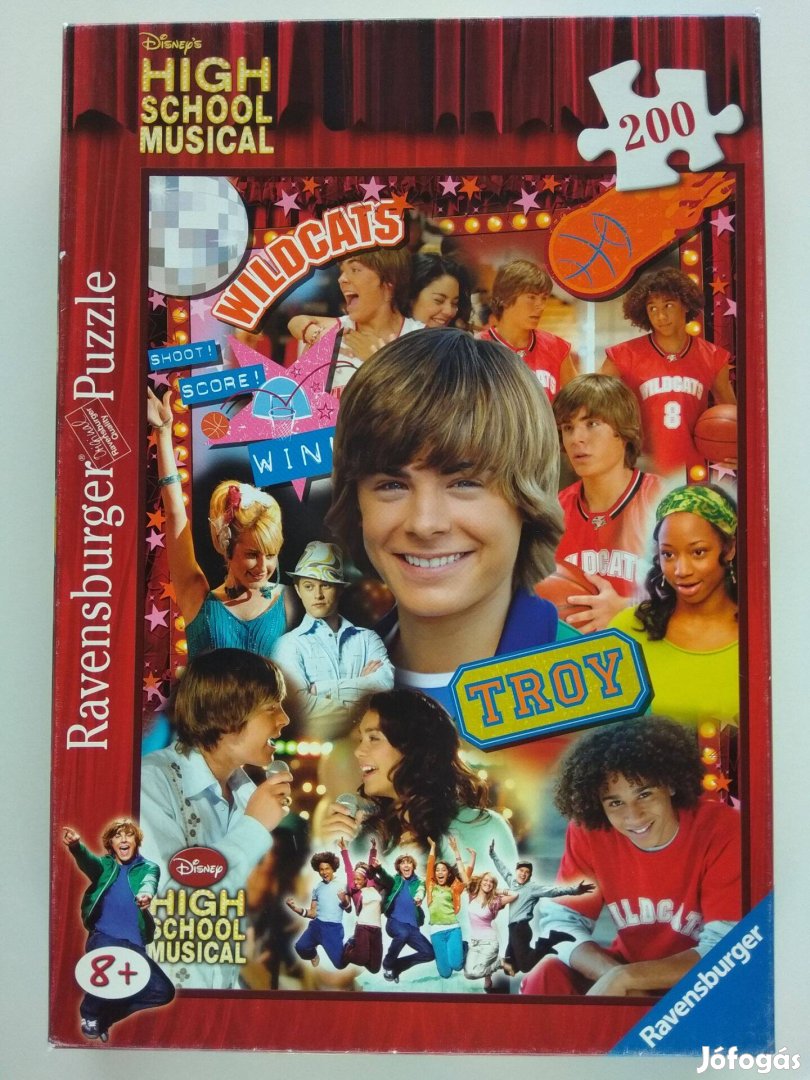 Ravensburger puzzle High School Musical Troy szupersztár 200 darabos