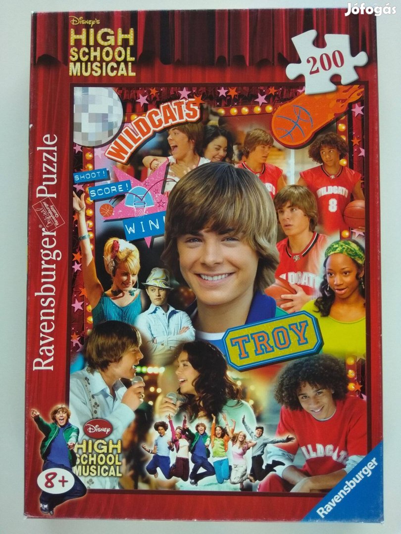 Ravensburger puzzle High School Musical Troy szupersztár 200 db-os