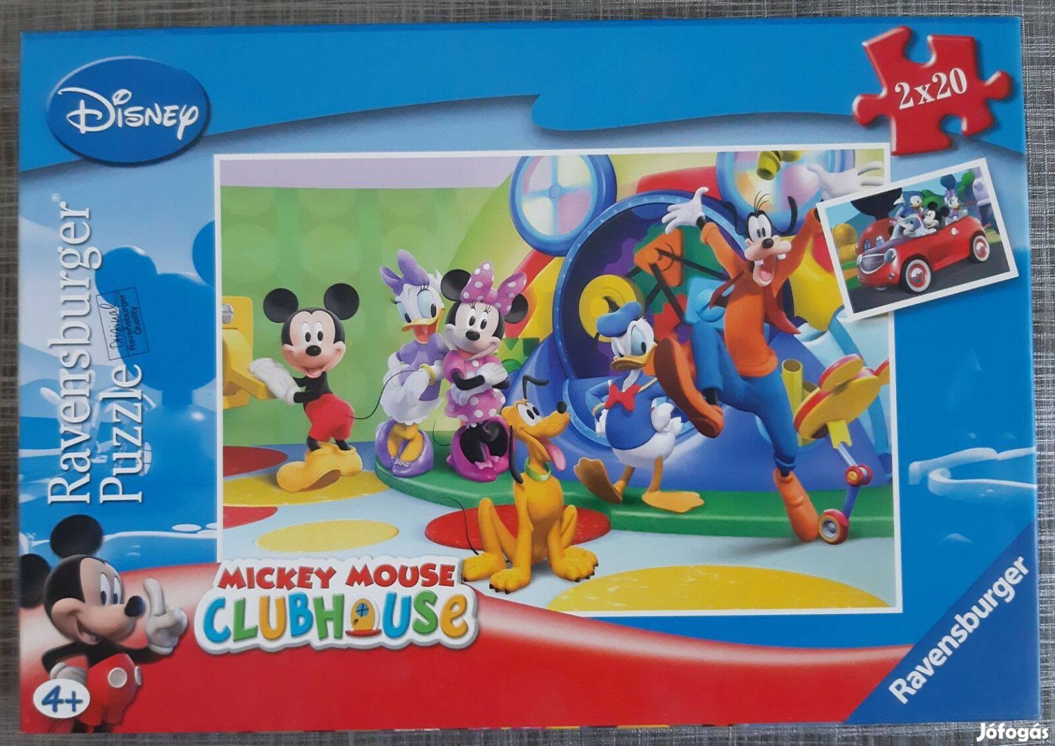 Ravensburger puzzle Mickey egér 2x20 darab, 4 éves kortól