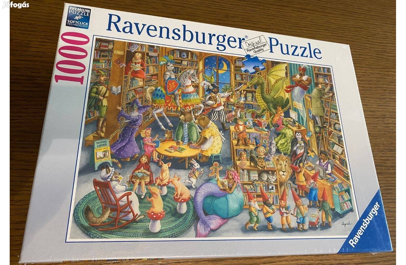 Ravensburger puzzle - Éjszaka a könyvtárban (1000 db-os) bontatlan