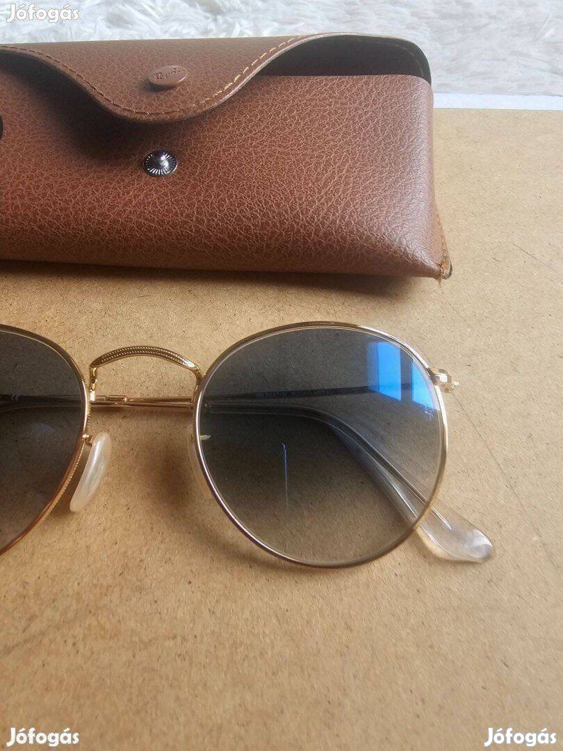 Ray-Ban RB3447N 001/3F Round Metal napszemüveg 50-es lencse