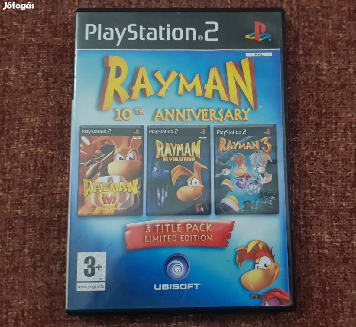 Rayman 10 th Anniversary Playstation 2 eredeti lemez ( 10000 Ft )