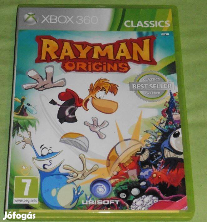 Rayman Origins (Mászkálós) Gyári Xbox 360, Xbox ONE, Seres X Játék