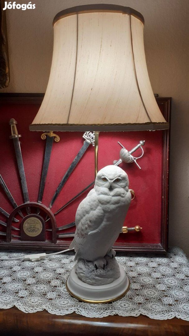 Raymond Watson Snowy Owl Asztali hóbagoly lámpa