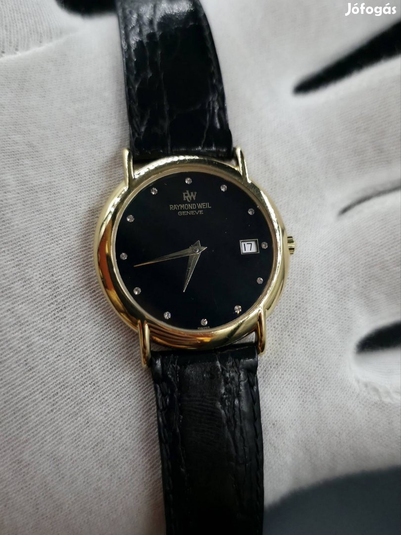 Raymond Weil Geneve 32mm 18K Gold Plated Csere, Beszámítás,