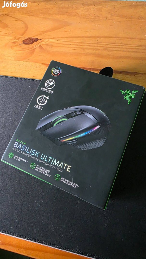 Razer Basilisk Ultimate vezeték nélküli gamer egér RGB