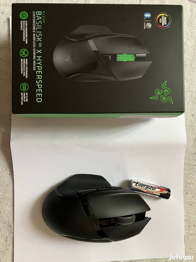 Razer Basilisk V3 x hyperspeed vezeték nélküli egér garanciás