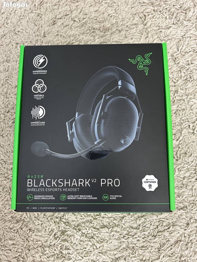 Razer Blackshark Pro gamer fejhallgató eladó. Posta az árban!