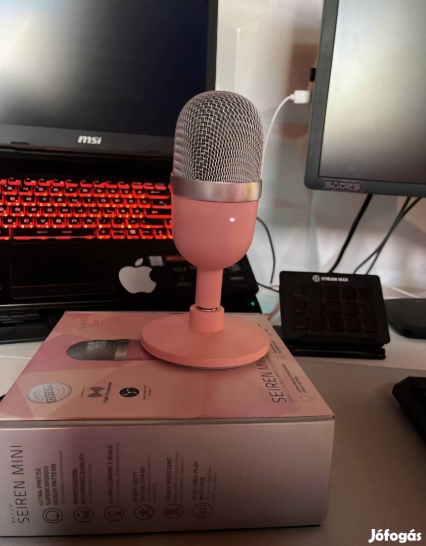 Razer Seiren Mini Streaming Mikrofon - Rózsaszín 