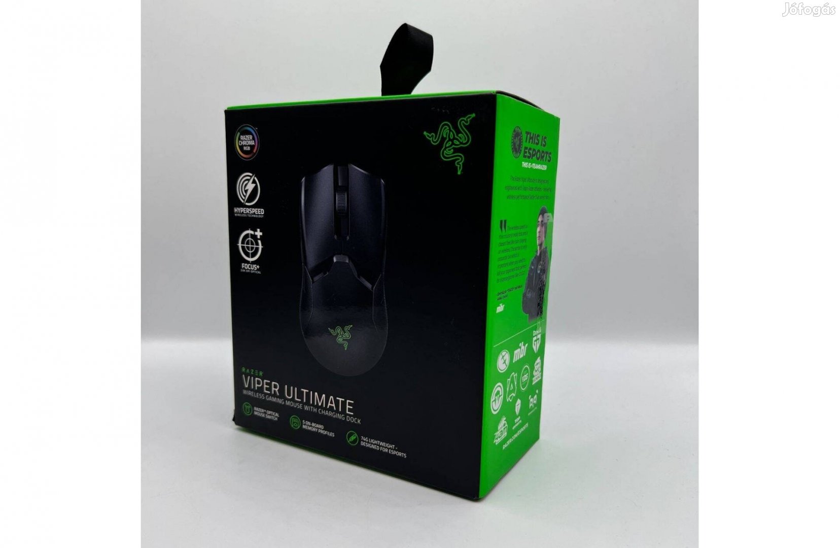 Razer Viper Ultimate vezeték nélküli gaming egér, 20000 dpi