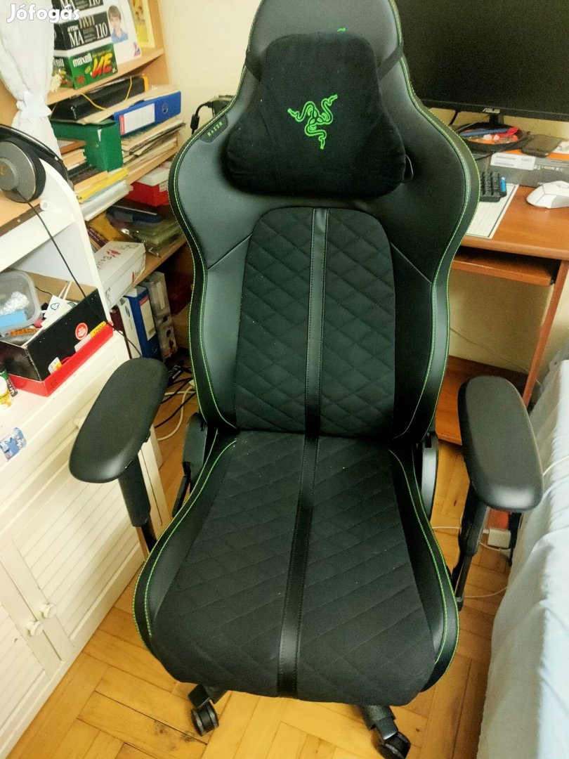 Razer top kat. gamer szék újszerű áll. fél ár alatt!