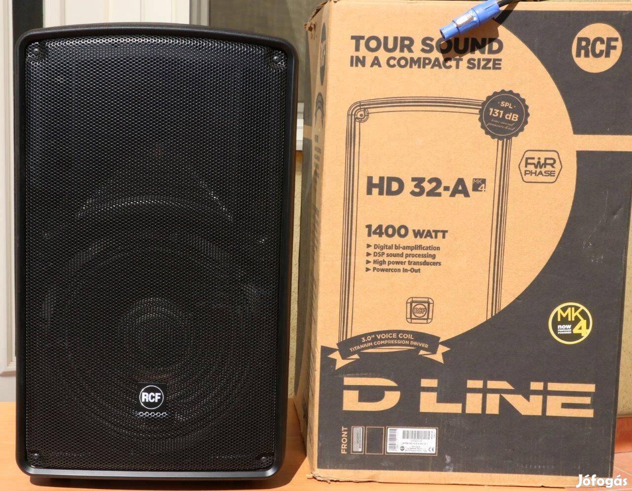Rcf HD 32-A Mk4 1400 W-os, kétutas aktív hangszóró/hangfal