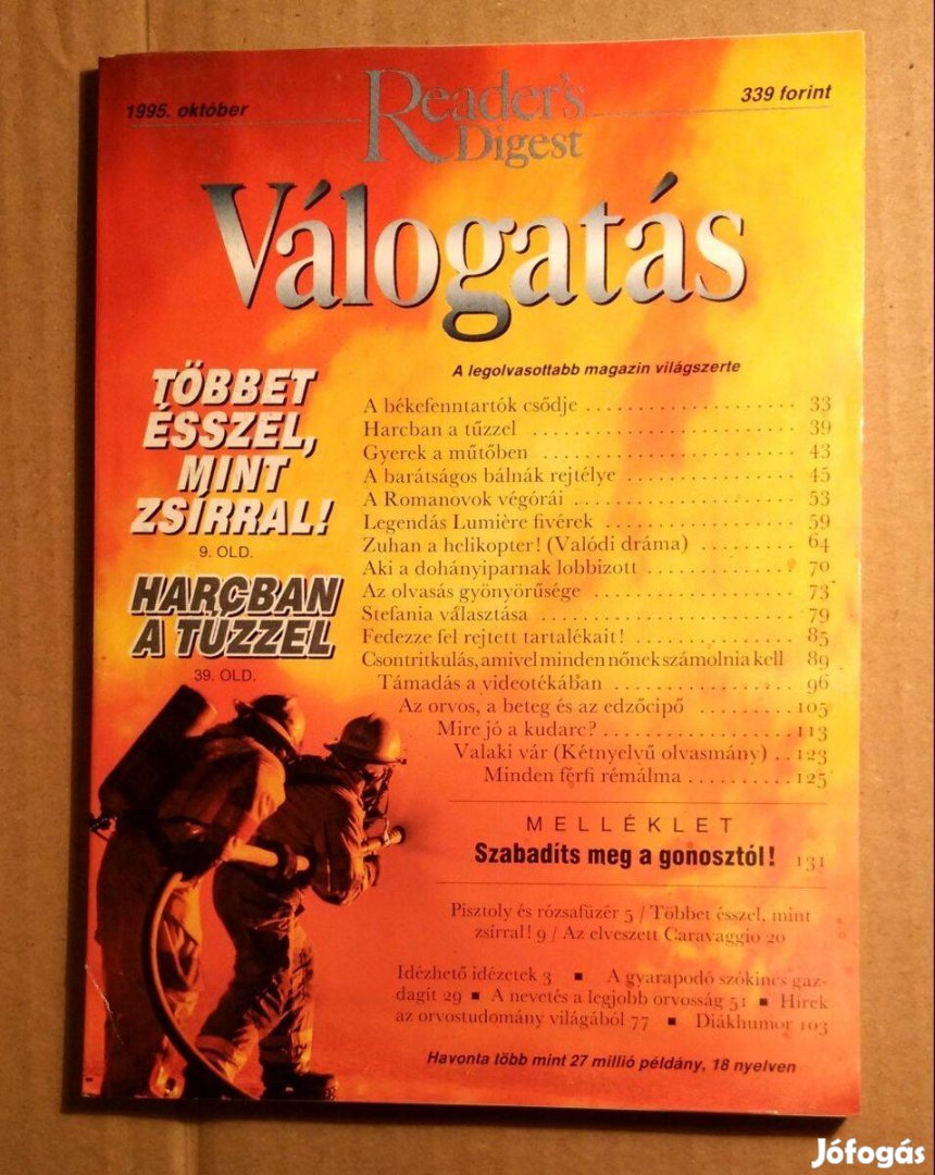 Reader's Digest Válogatás 1995/10 Október (5kép+tartalom)